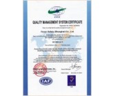 芬安质量管理体系认证证书-英文